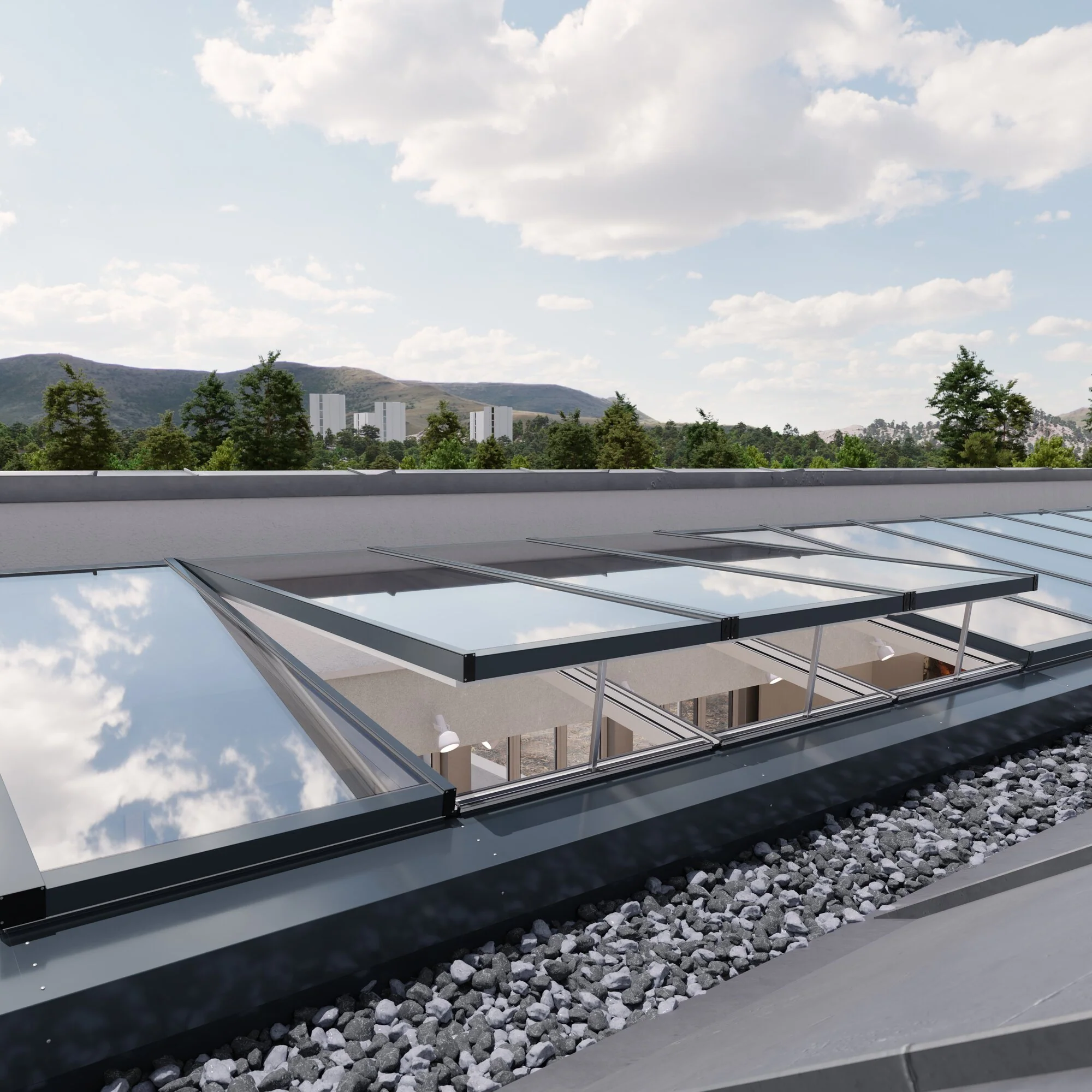 Lamilux MS78 Modular Glass Skylight - Image 5